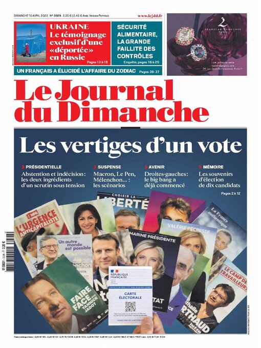 Title details for Le Journal du dimanche by Lagardere Media News - Available